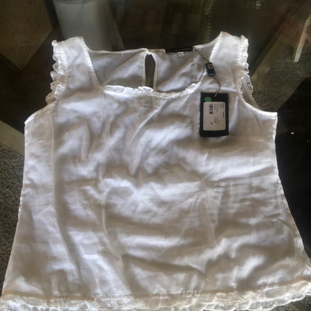White blouse really good quality and very elegant